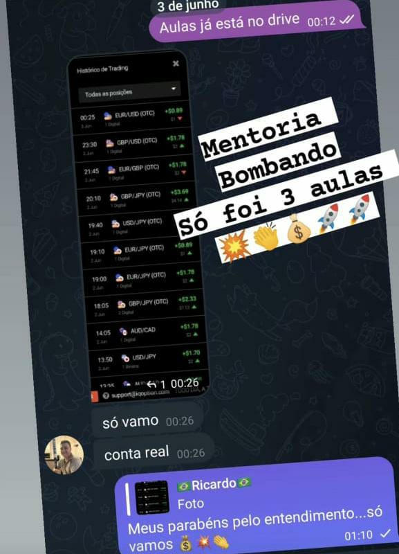 Evolução na mentoria — resultado 7