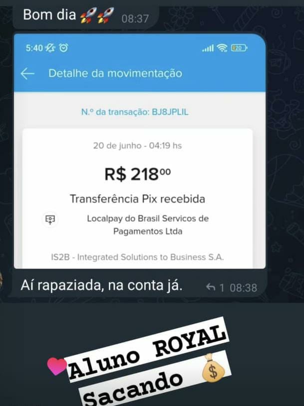 Retirada recebida — resultado 10